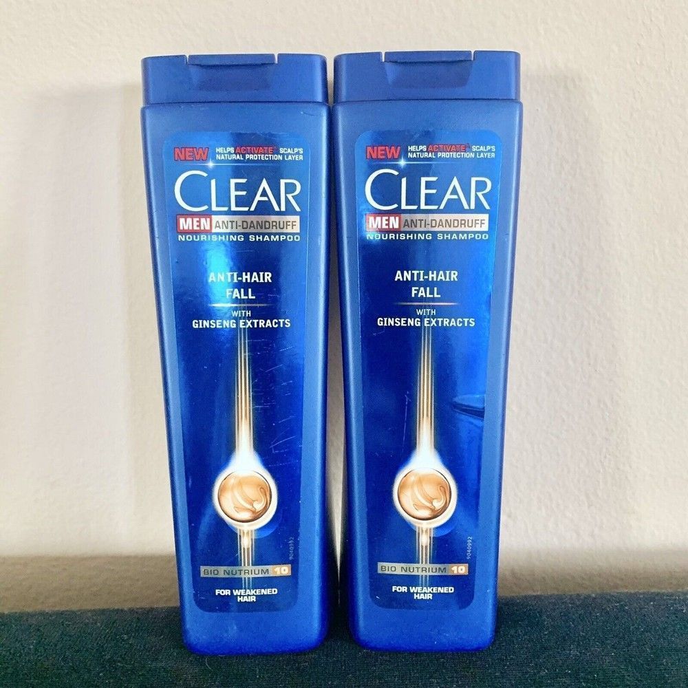 2x Clear Men Anti Dandruff Anti Hair Fall Shampoo Ginseng Extracts 8.5 oz ea NEW - Picture 1 of 1